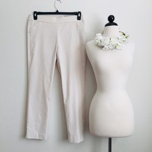 Liz Claiborne Cat Eye Pocket Ankle Stripes Pants